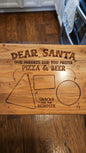 Santa Beer & Pizza Board