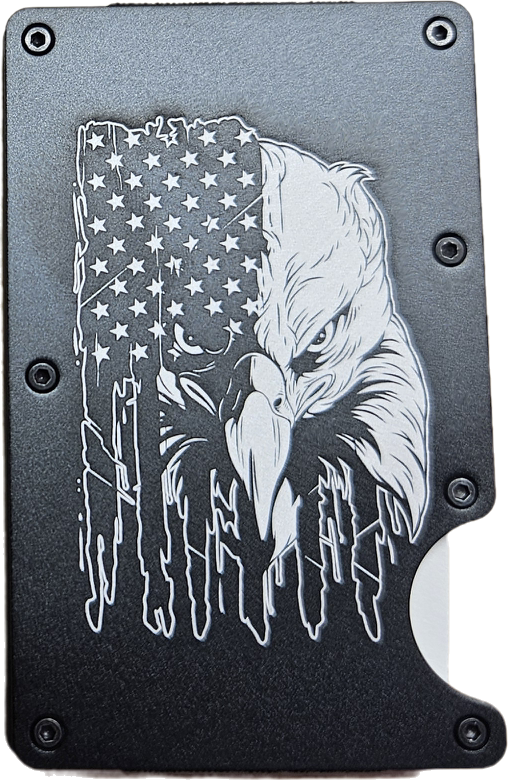 Angry Eagle Minimalist Wallet