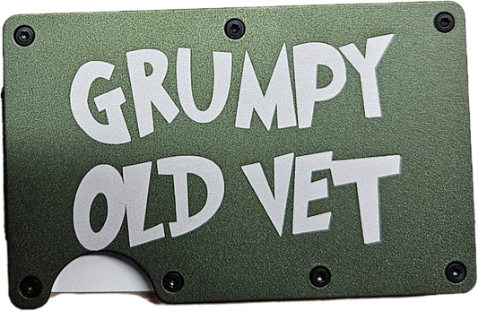 Grumpy Old Vet Minimalist Wallet