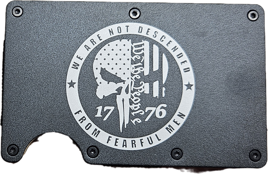 Not Descended From Fearful Men Minimalist Wallet