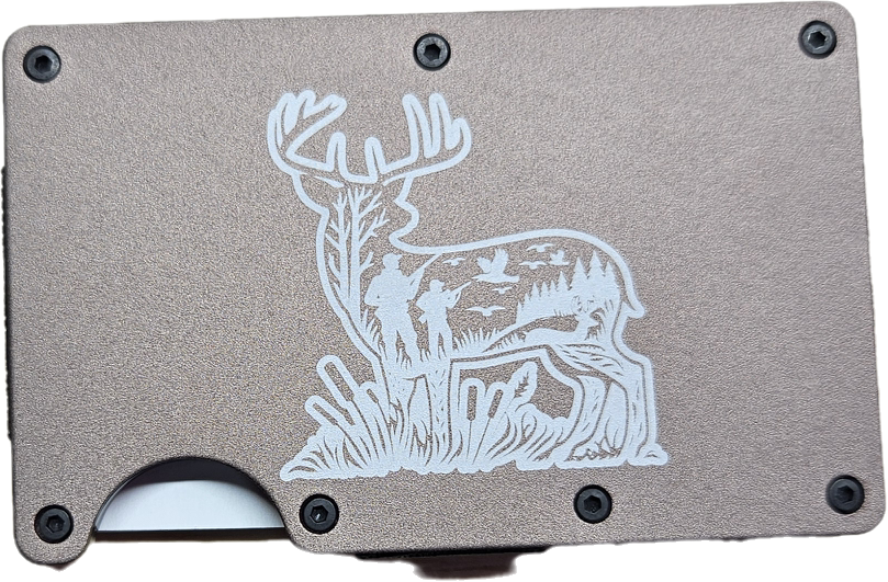 Deer Hunting Minimalist Wallet