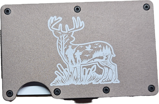 Deer Hunting Minimalist Wallet